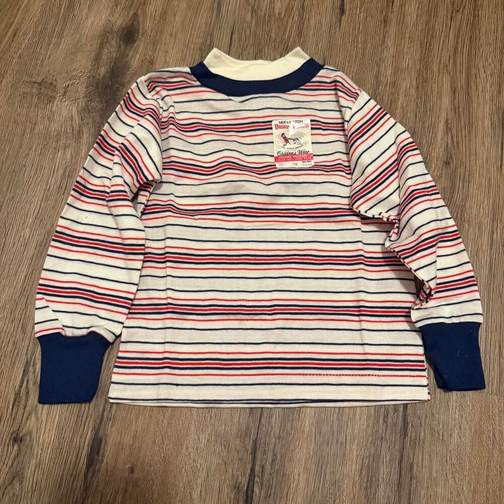American-vintage White and Red T-shirt